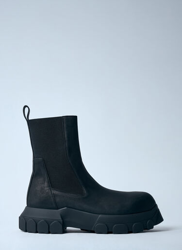 Rick Owens Beatle Bozo Tractor Boots Black ric0159038