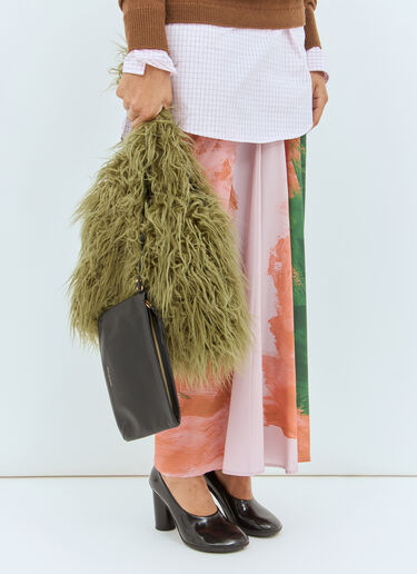 Dries Van Noten 毛绒托特包 绿色 dvn0258034