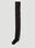 Balenciaga Frayed Trim Tights Black bal0252033
