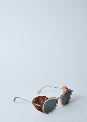 Brain Dead x SOUTH2 WEST8 Polorized Foldable Sunglasses Brown brw0160006