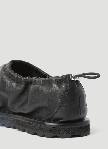 Dries Van Noten Drawstring Slipper Shoes Black dvn0156033