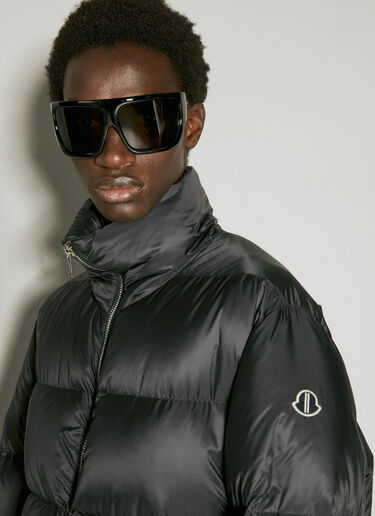 Moncler + Rick Owens Cyclopic Long Down Coat Black mcs0355006