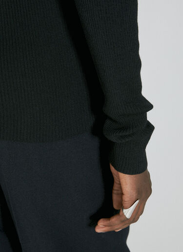 Ann Demeulemeester Zander Knit Top Black ann0154012