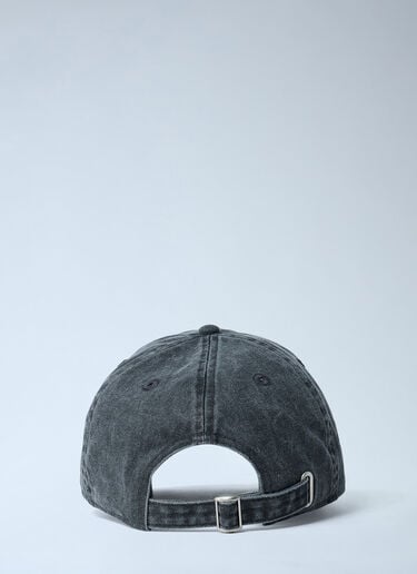 Logo Motif Baseball Cap Stüssy Logo Motif Baseball Cap Charcoal sts0162017
