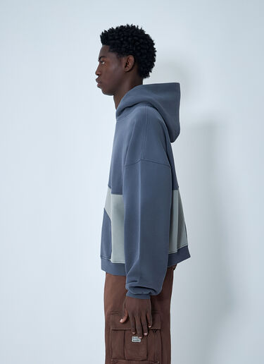 ERL Wave Hooded Sweatshirt Blue erl0162004