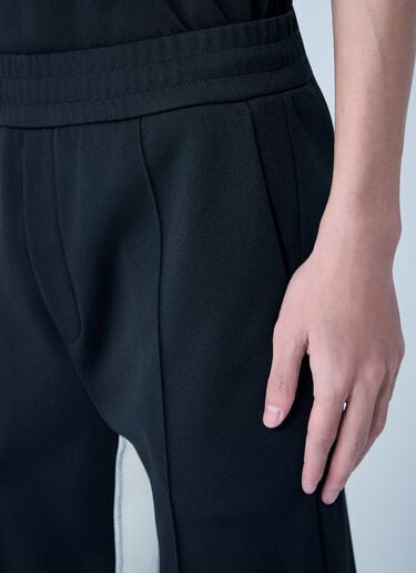 Elasticated Waist Straight Trousers Moncler Elasticated Waist Straight Trousers Black mon0164036