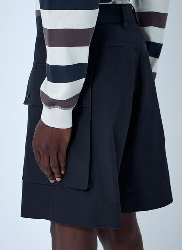 Margaret Howell Utility Cargo Shorts Black mhl0164007