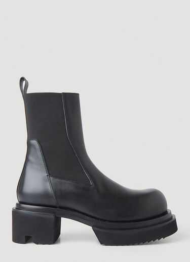 Rick Owens Platform Chelsea Boots Black ric0150034