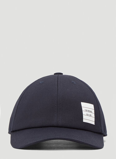 Thom Browne Baseball Cap Navy thb0143007