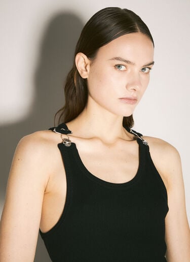 Overall Buckles Tank Top Jean Paul Gaultier Overall Buckles Tank Top Black jpg0359003