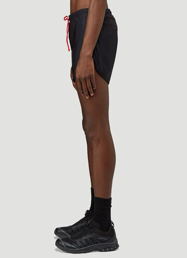 District Vision Spino Track Shorts  Black dtv0143005