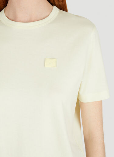 Acne Studios 徽标贴饰T恤 黄 acn0247007