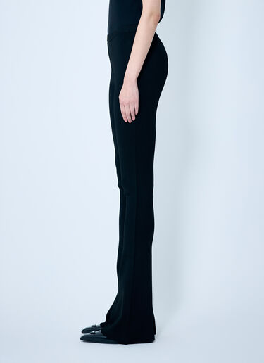 Prada Ribbed Knit Jersey Pants Black pra0259017