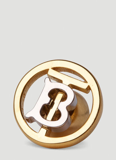 Burberry Monogram Earrings Gold bur0251122