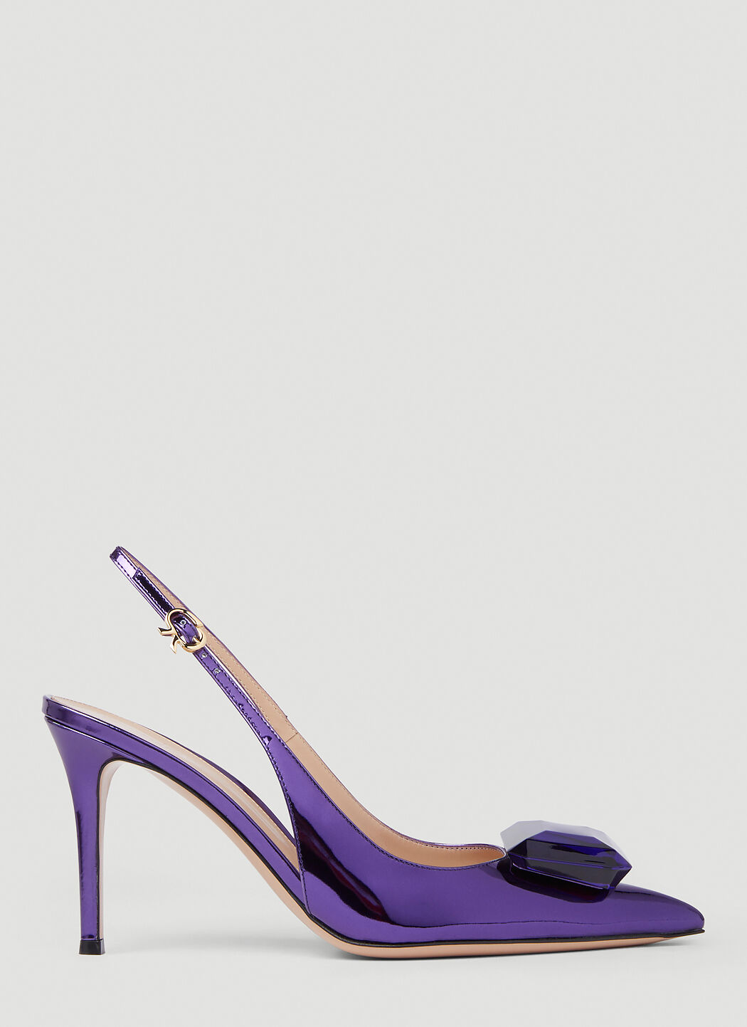 Gianvito rossi purple pumps sales