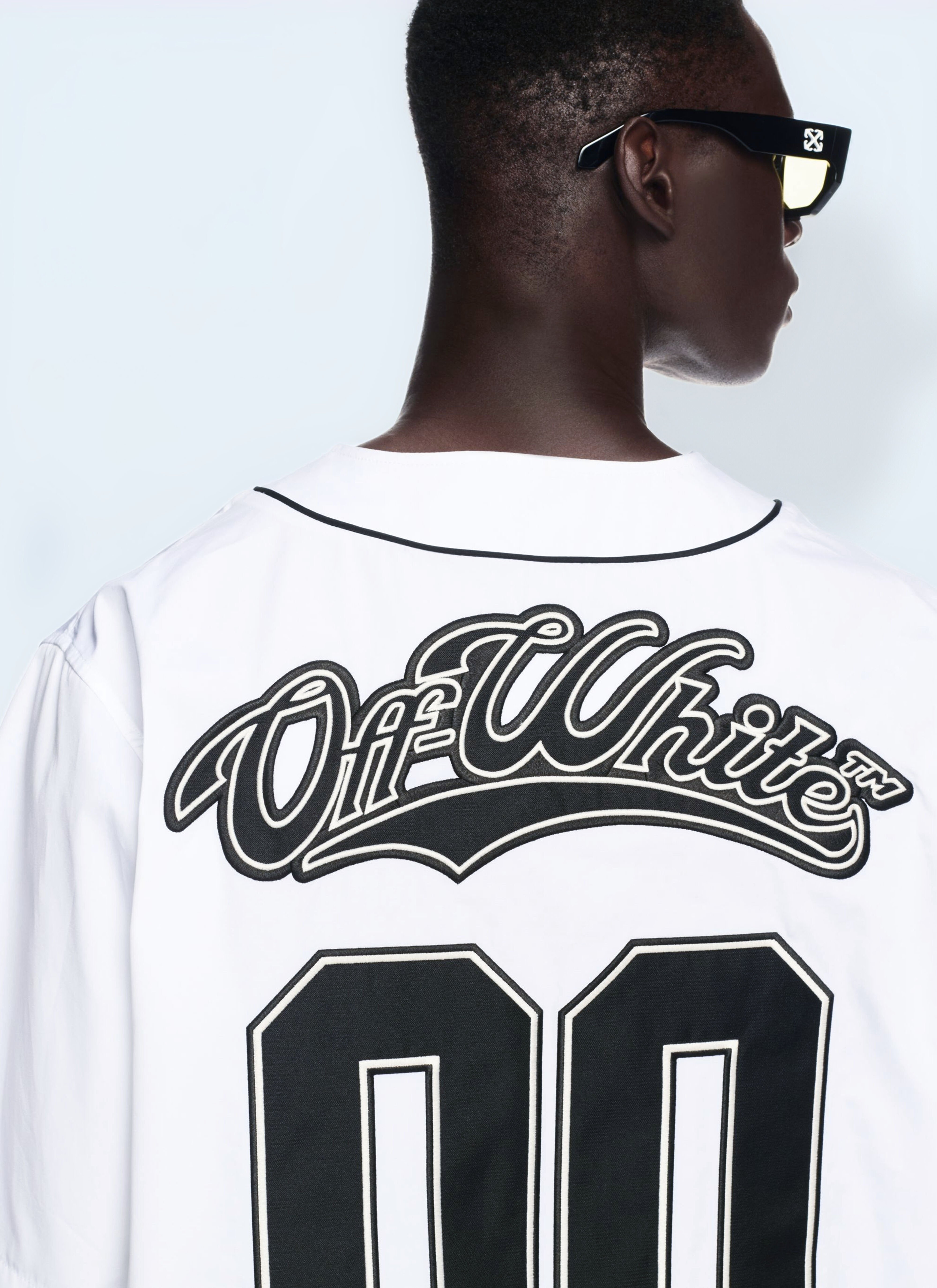 BARK AT THE MOON baseball shirt オフホワイト baseball shirt