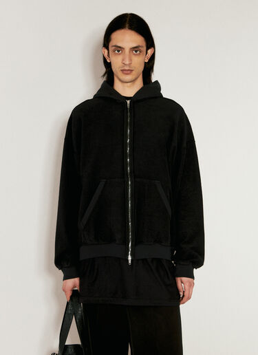 Balenciaga Inside-Out Hooded Sweatshirt Black bal0156005