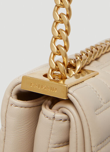 Balmain 1945 Small Shoulder Bag Cream bln0252038
