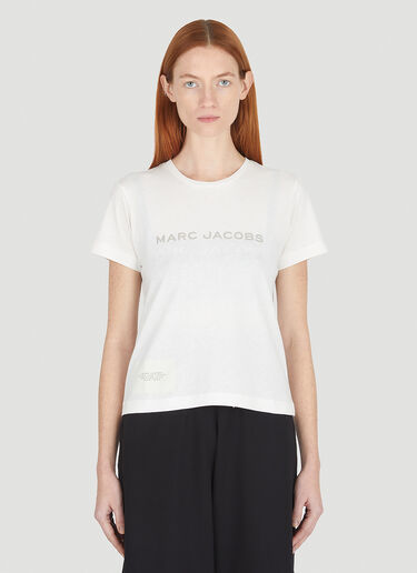 Marc Jacobs 徽标印花 T 恤 白色 mcj0247006