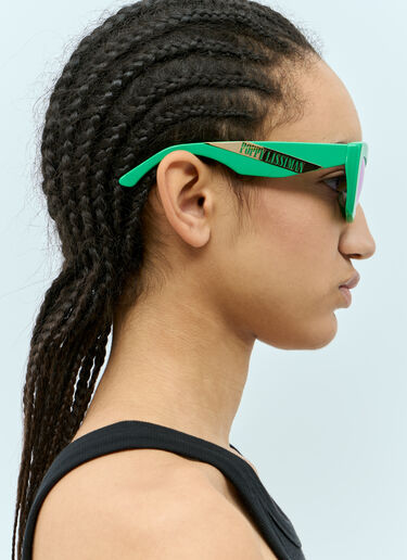 Poppy Lissiman Heyuboy Sunglasses Green ppl0253003