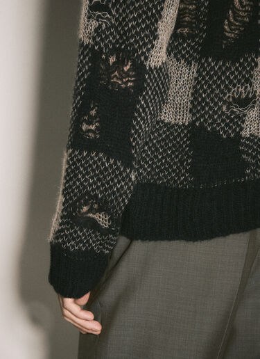 Our Legacy Sonar Crewneck Sweater Black our0159010