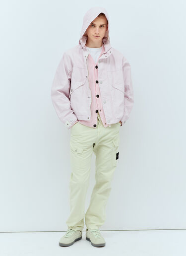 Marina Linen Canvas Jacket Stone Island Marina Linen Canvas Jacket Pink sto0156011