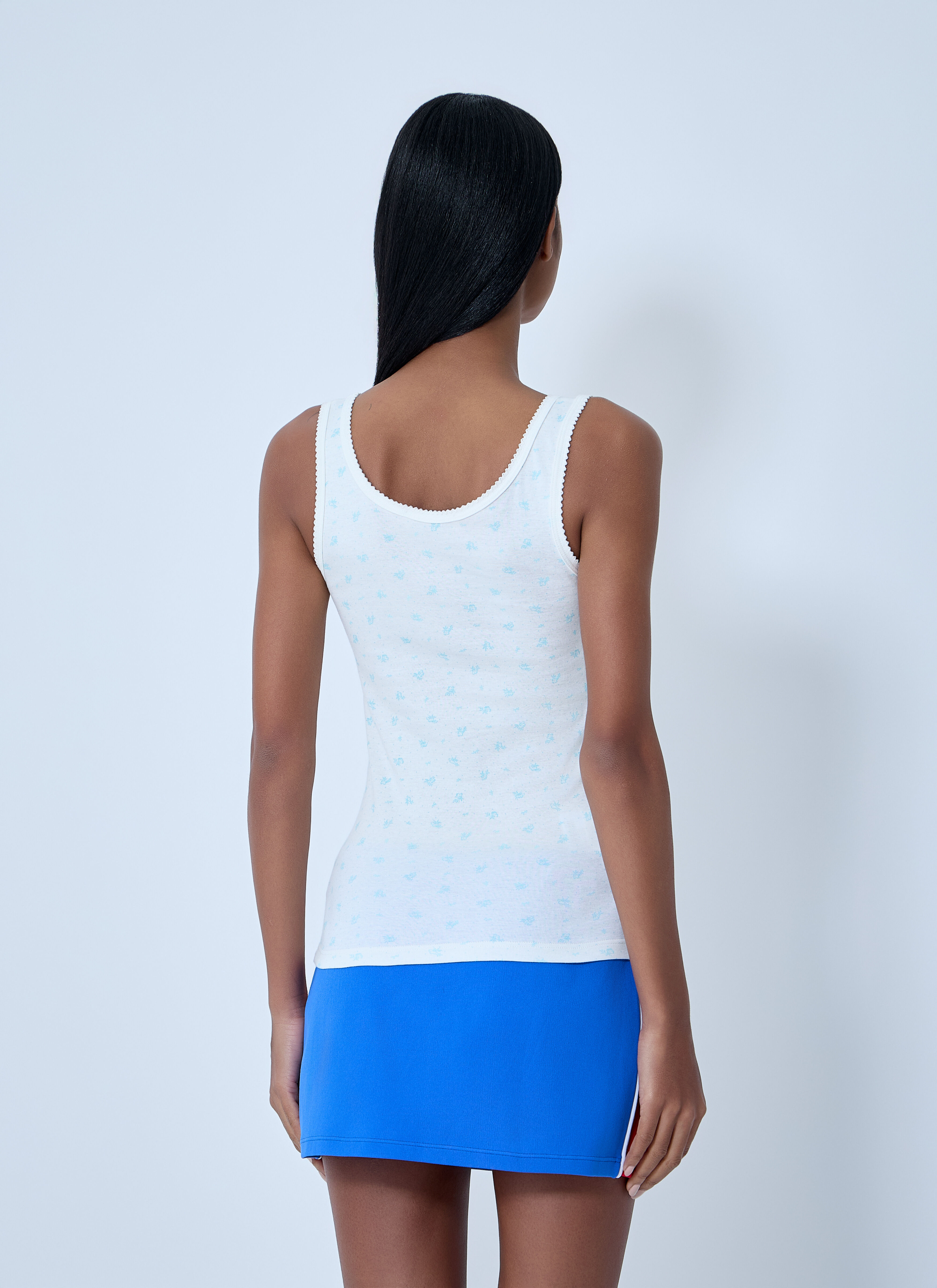 Miu Miu Striped Tank Top in Blue für Damen | LN-CC®