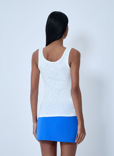 Striped Tank Top Miu Miu Striped Tank Top Blue miu0263014