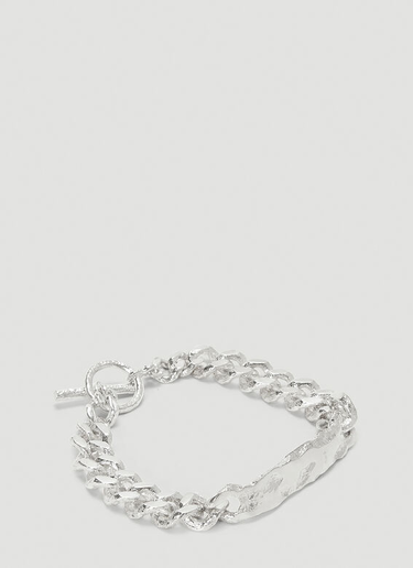 ID Tag Bracelet Pearls Before Swine ID Tag Bracelet Silver pbs0340008