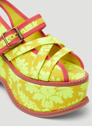 Vivienne Westwood Northern Sole Platform Sandals Yellow vvw0251138