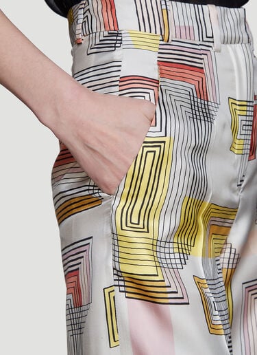 Silk Printed Pants Olivier Theyskens Silk Printed Pants Multi oli0235002