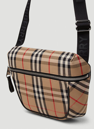 Burberry Check Shoulder Bag Beige bur0151077