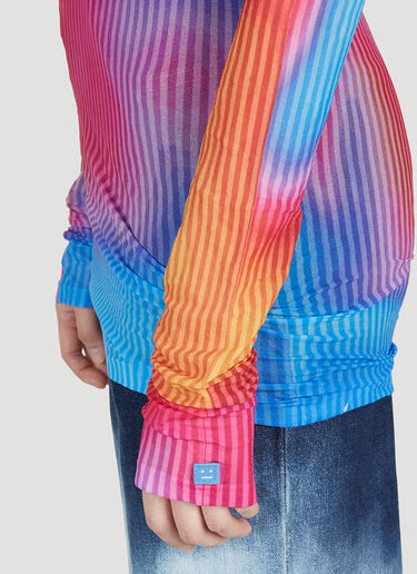 Acne Studios Heat Map Motif Top Pink acn0351001