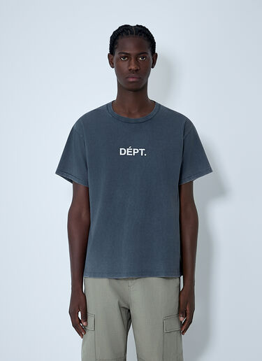 Logo Motif Cotton Jersey T-Shirt Gallery Dept. Logo Motif Cotton Jersey T-Shirt Black gdp0162055