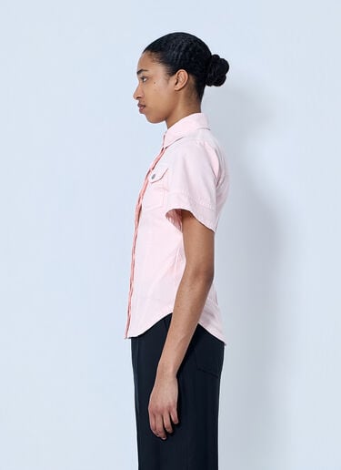 Sportmax Short Sleeve Button-Down Shirt Pink spx0264001