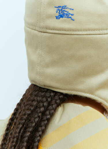 Burberry Baseball Trapper Hat Beige bur0254046