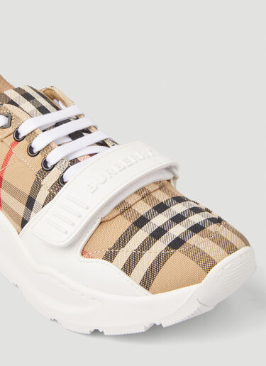 Burberry Vintage Check Regis Sneakers Brown bur0249093