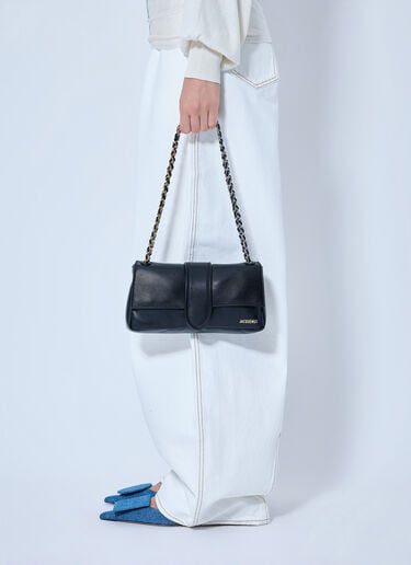 LN-CC® - Jacquemus: Le Bambino Chaîne Shoulder Bag - Black Jacquemus Le Bambino Chaîne Shoulder Bag Black jac0266051