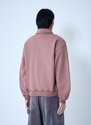 Story mfg. Geo Patchwork Sweatshirt Purple mfg0163001