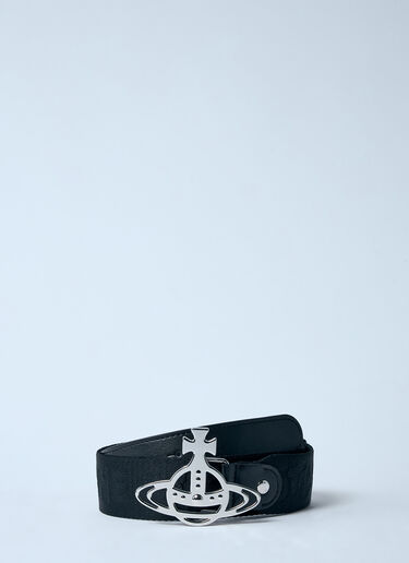 Vivienne Westwood Line Orb Webbing Belt Black vvw0159021