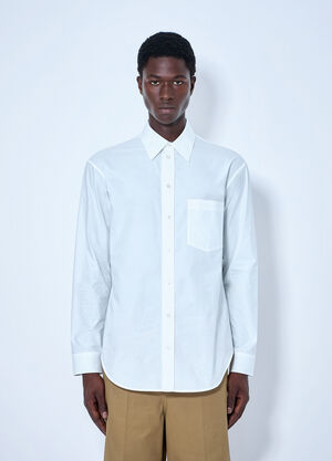 Balenciaga Cotton Poplin Shirt White bal0165012