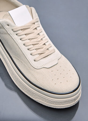 Jil Sander 캔버스 스니커즈 크림 jil0157007
