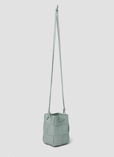 Cassette Mini Bucket Shoulder Bag Bottega Veneta Cassette Mini Bucket Shoulder Bag Green bov0251045