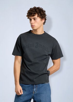 Palm Angels Patch Regular T-Shirt Black pma0166265