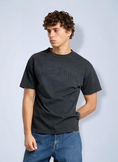 Palm Angels Patch Regular T-Shirt Black pma0166265