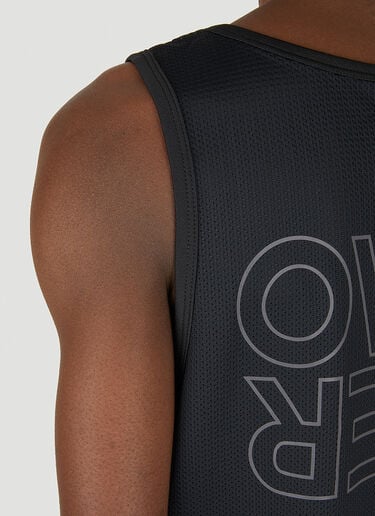 OVER OVER Logo Print Tank Top Black ovr0150004