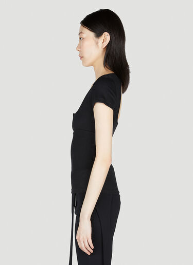 Courrèges Back 90's Top Black cou0252020