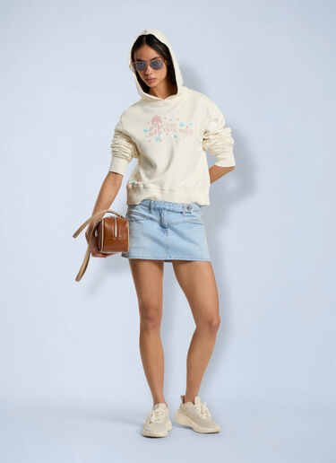 Palm Angels Feel High Regular Hoodie White pma0266204