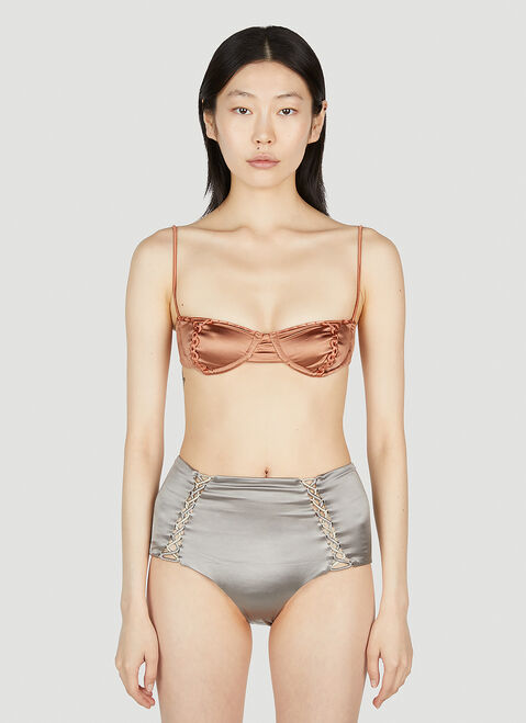 Isa Boulder Expandable Reversible Bra Green isa0253005