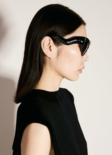 Balenciaga Hampton 猫眼形太阳镜  黑色 bcs0255002